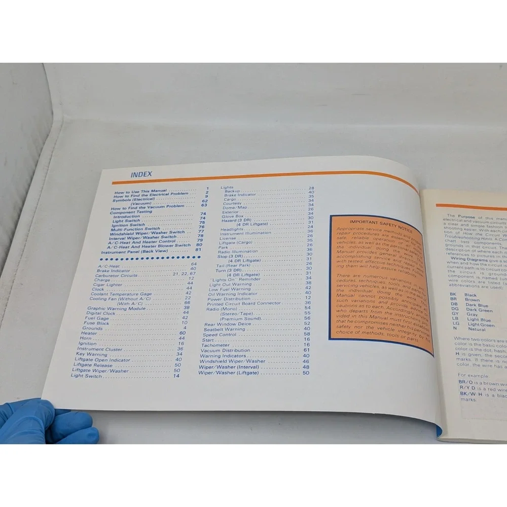 1981 Ford Escort‎ + Lynx, Electrical & Vacuum Troubleshooting Manual, OEM Guide